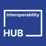 interoperability booth logo Interoperability Hub Stage Program
