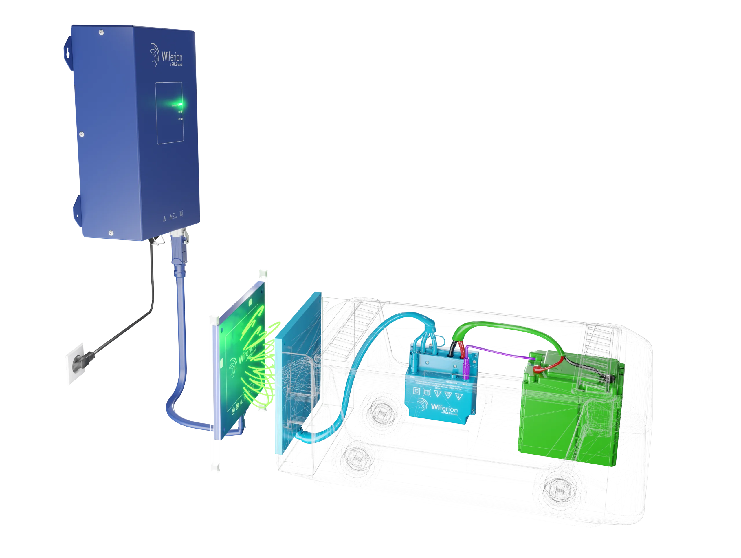 etalink 3000 agv 機器人充電無線充電