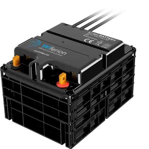 Batteries for AGV & industrial trucks: etaSTORE - Wiferion