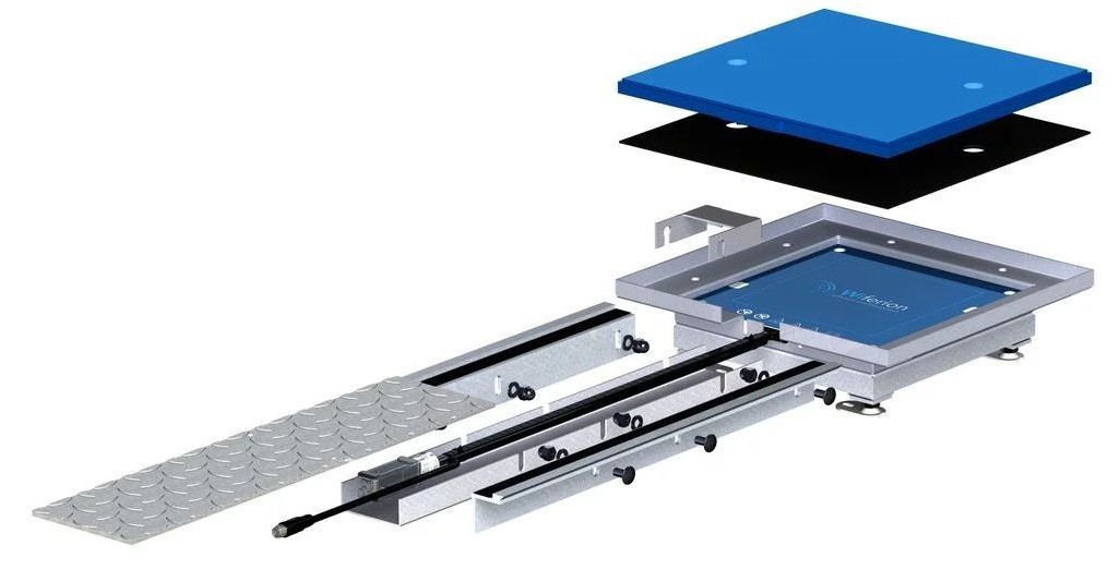 ground installation wireless power- puk wcps – ebenerdige boden installation induktives laden Sicheres Laden von FTS auch bei schweren Lasten - ground installation wireless power- puk wcps - ebenerdige boden installation induktives laden - Safe charging of AGVs even with heavy loads