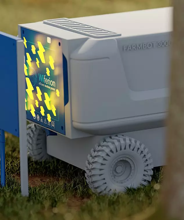 farming robot charging – wireless charging agrar roboter – outside charging farming robot charging - wireless charging agrar roboter - outside charging