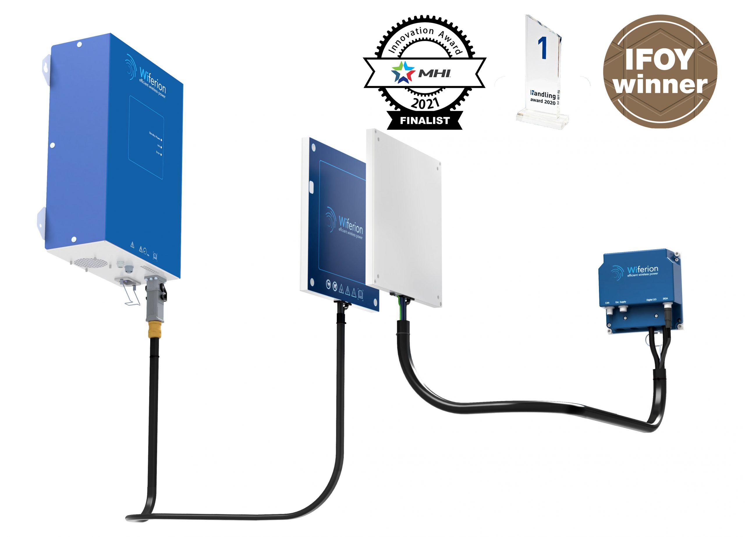 inductive battery charging system - inductive charging systems - wiferion etalink 3000