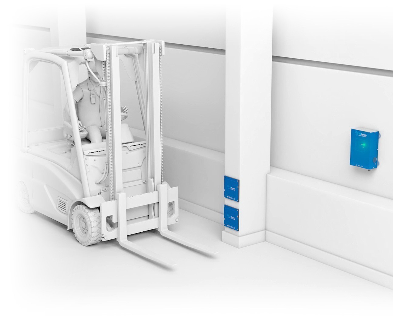 installation vertikal – wireless charging forklift installation installation vertikal - wireless charging forklift installation