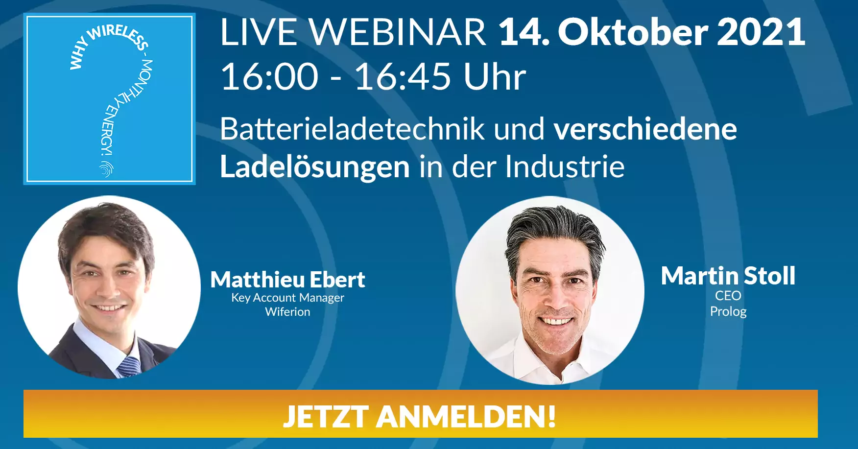 Batterielade Geräte, Batterien und verschiedene Ladelösungen in der Industrie - Webinar mit PROLOG