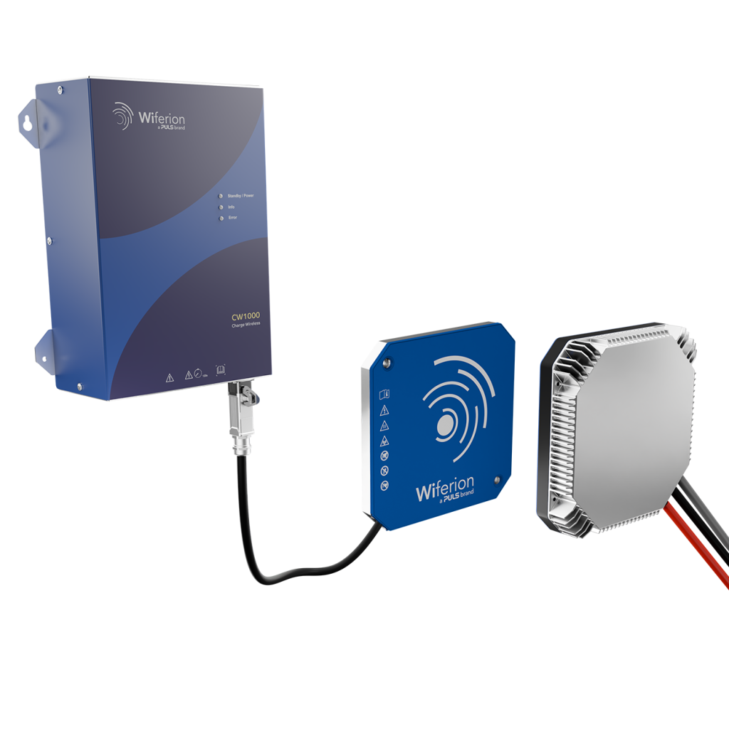 wiferion wireless charging cw1000 product agv robots amr wpt