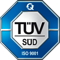 Wiferion ist ISO 9001 Zertifiziert - TÜV SÜD - iso 9001 certified