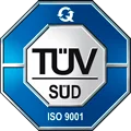 Wiferion ist ISO 9001 Zertifiziert - TÜV SÜD - iso 9001 certified